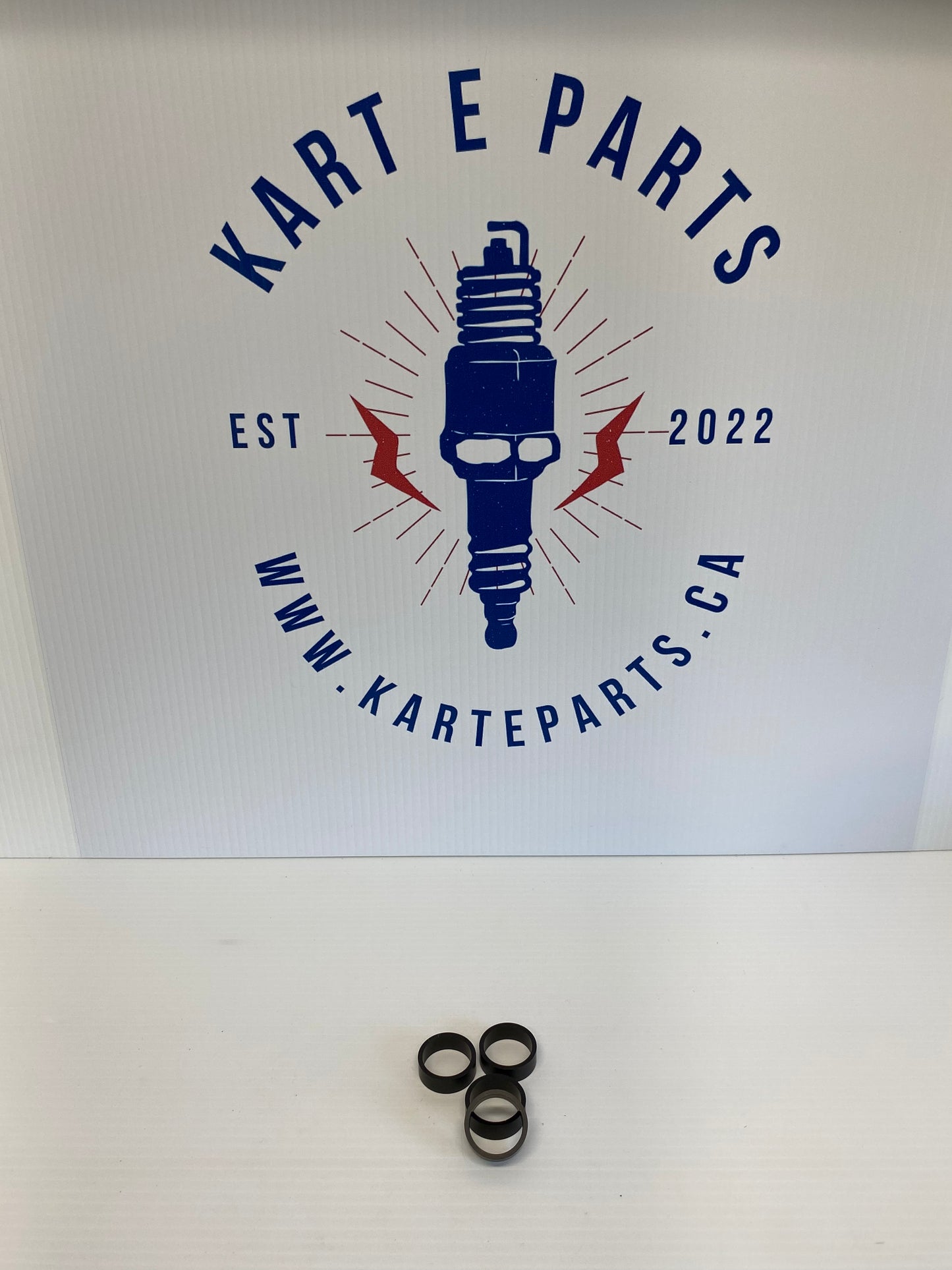 Entretoise de broche en aluminium - 25 x 10 mm
