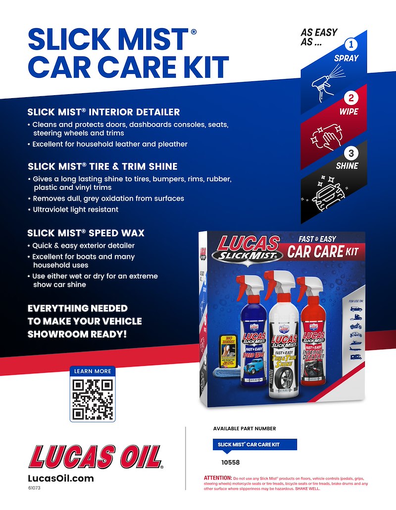 Lucas - Slick Mist Car Care Kit