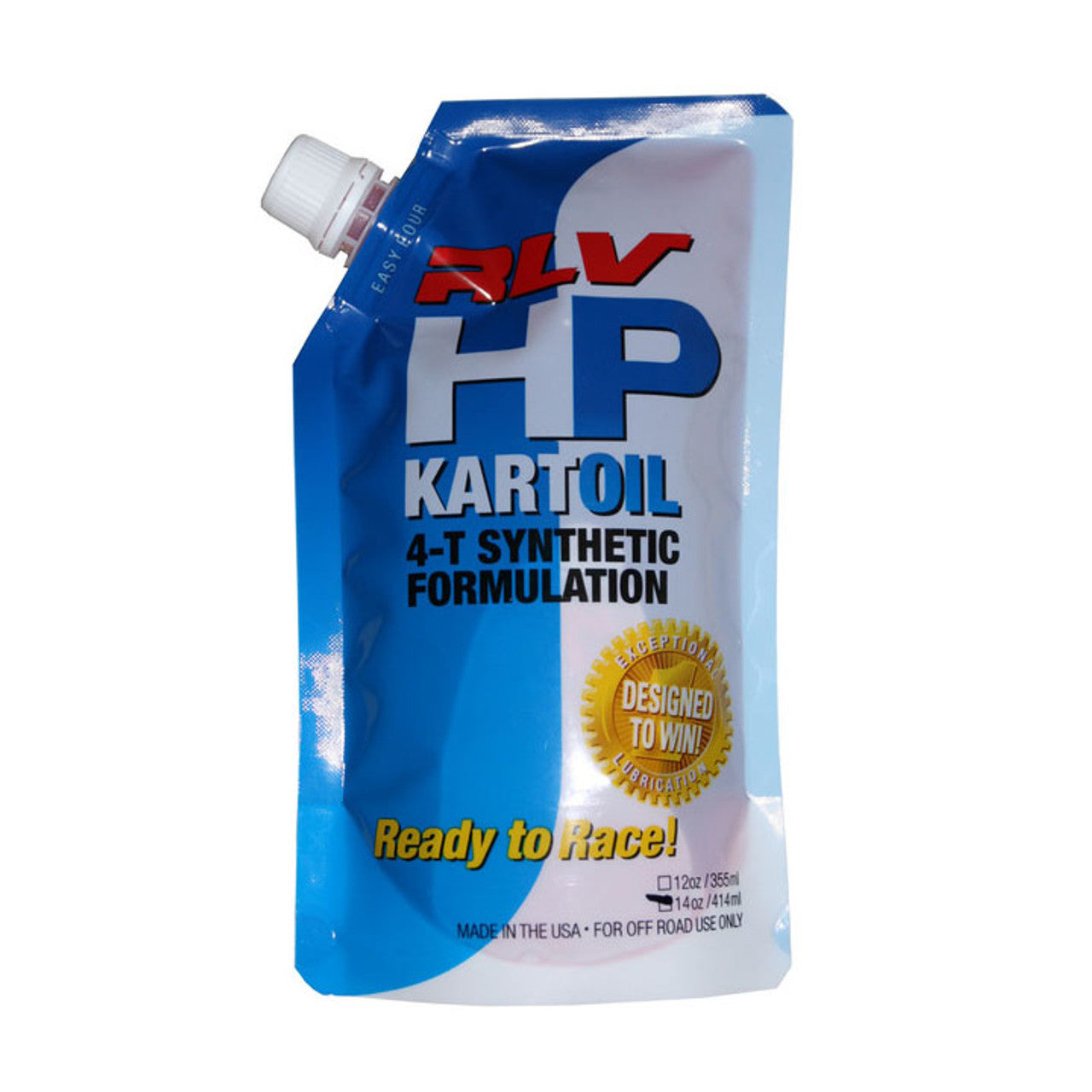 RLV HP Kart Oil, 4-T Synthetic Formulation