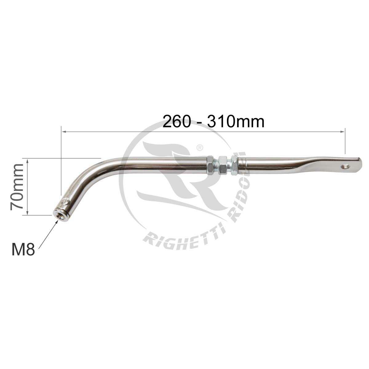 Adjustable Curved Seat Strut Bar