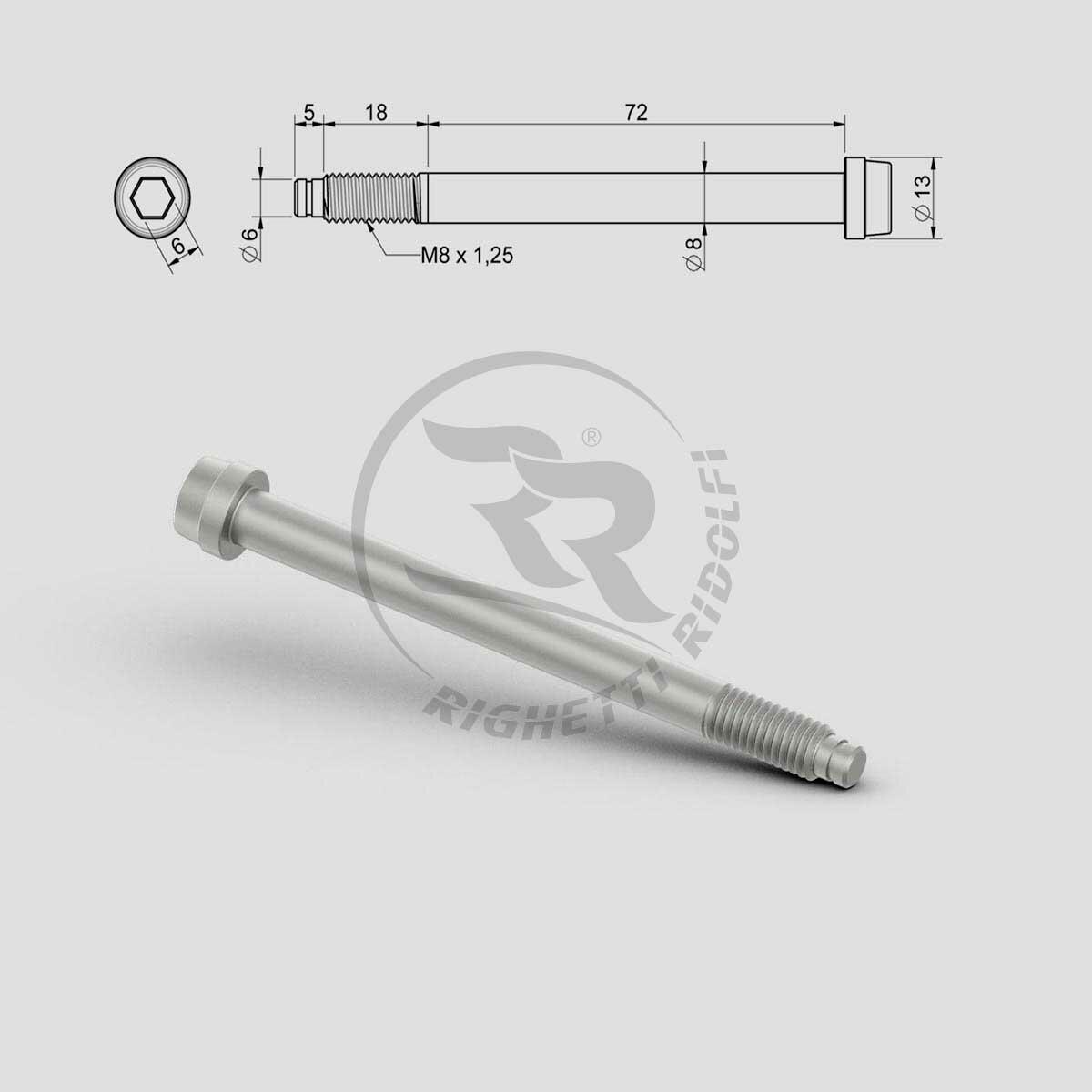 King Pin Bolt - M8 x 90mm