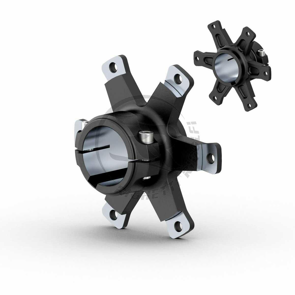 6 Spoke Aluminum Brake Disc Hub