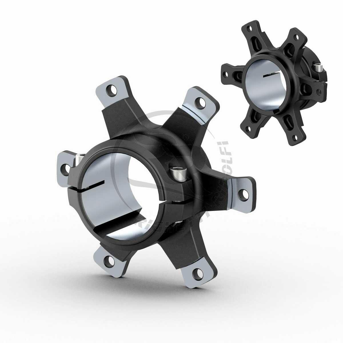 6 Spoke Aluminum Brake Disc Hub