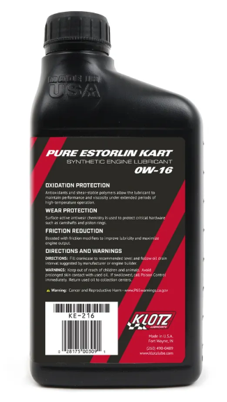 Klotz Pure Estorlin Kart Oil - 0W-16