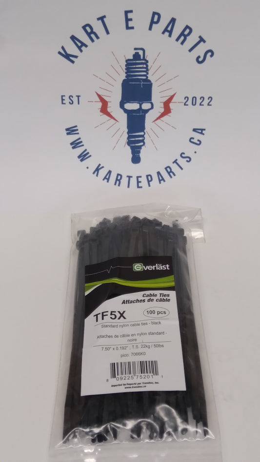 Cable Ties- 7.50X0.192" (Bag of 100)