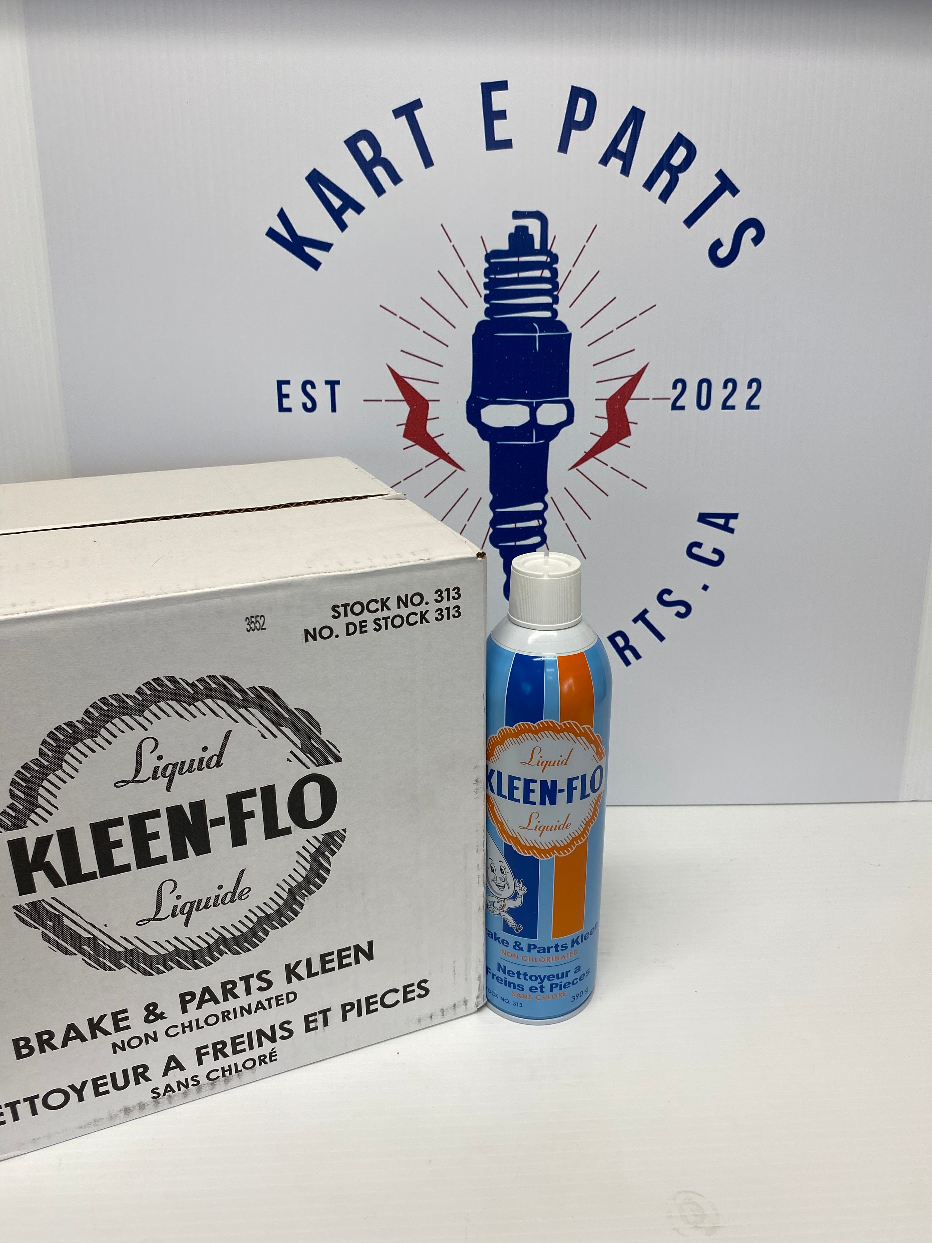 Kleen Flo Brake and Parts Cleaner see shipping note! kartEparts