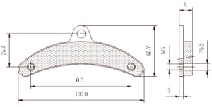Brake Pad Set - Birel 5257
