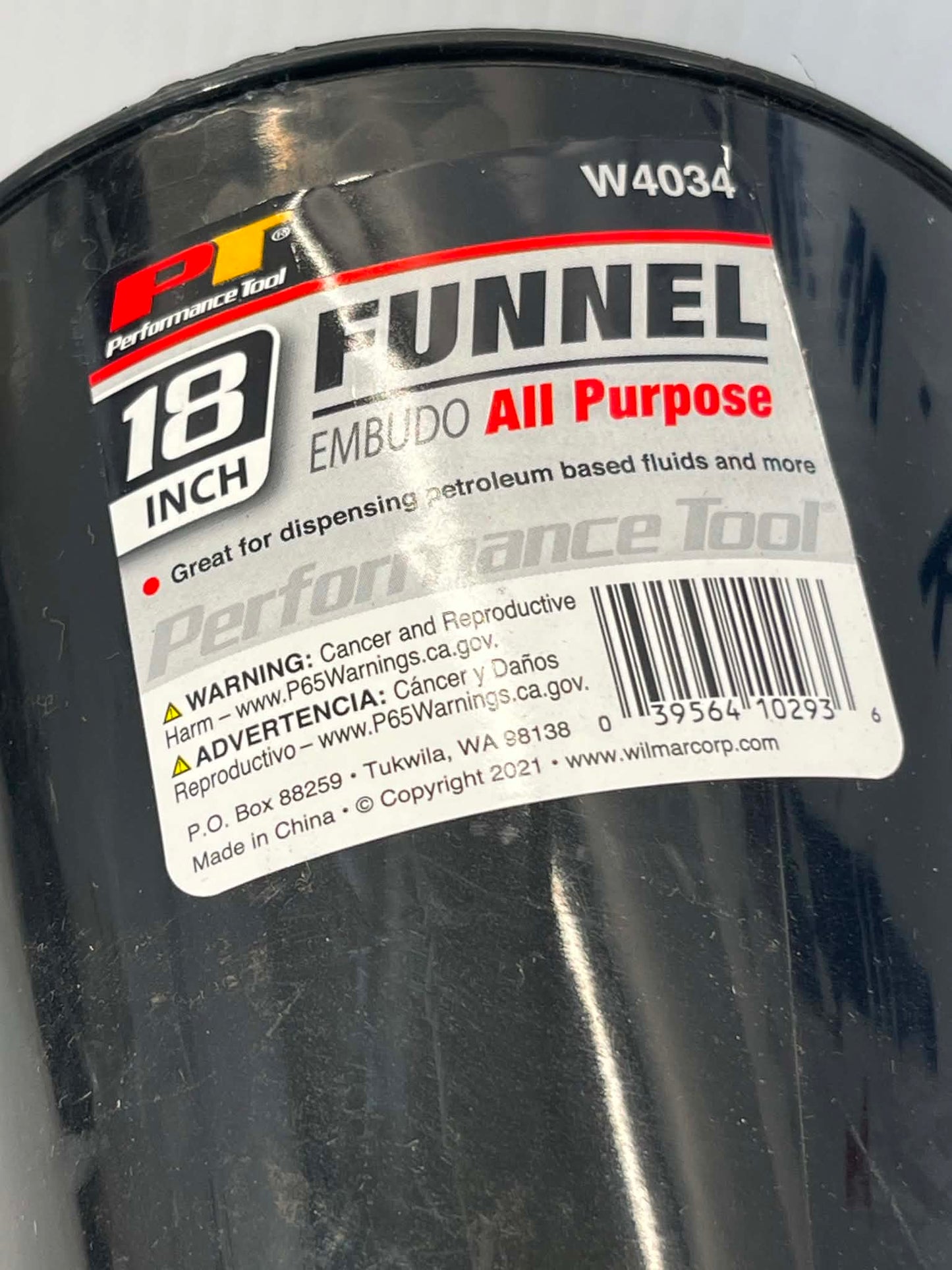 18" Long Funnel