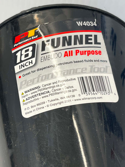 18" Long Funnel
