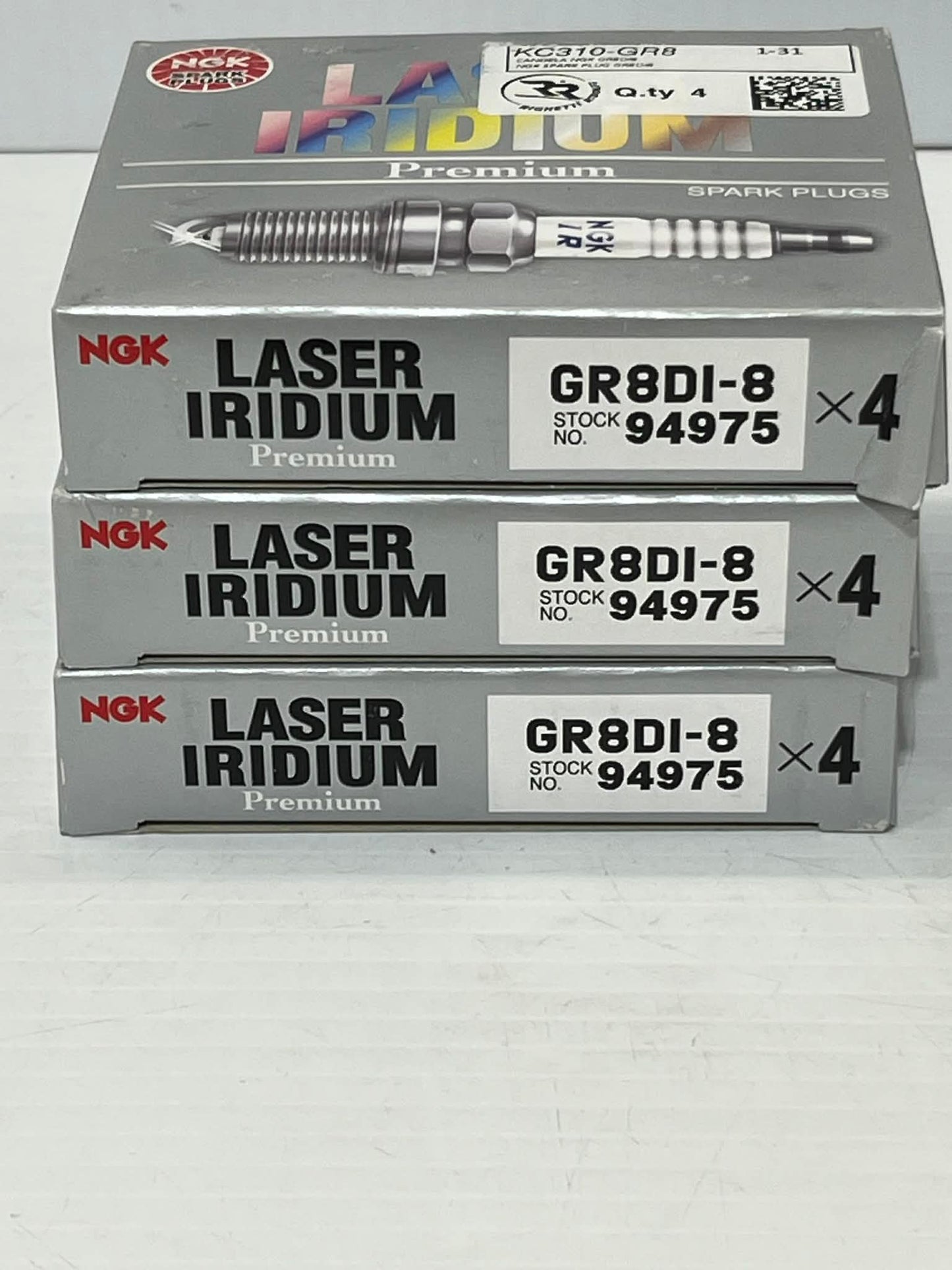 NGK GR8DI-8 / GR9DI-8 Spark Plug - Iridium Racing