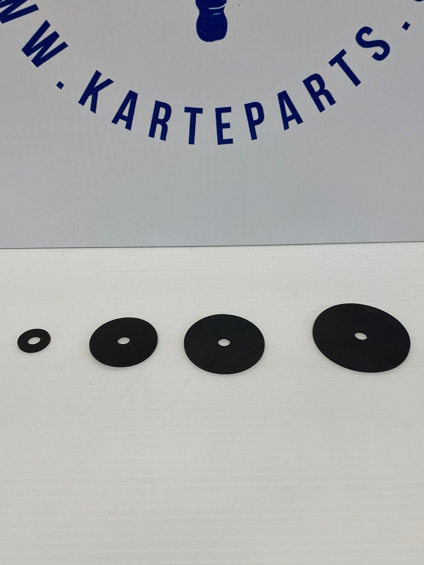 Neoprene Rubber Seat Washers- 2mm Thick, 20mm, 44mm, 53mm, 62mm