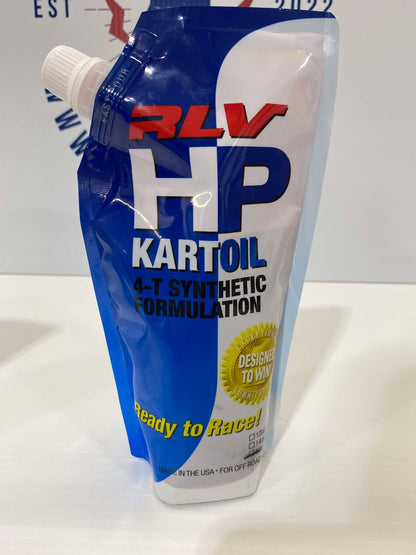 RLV HP Kart Oil, 4-T Synthetic Formulation