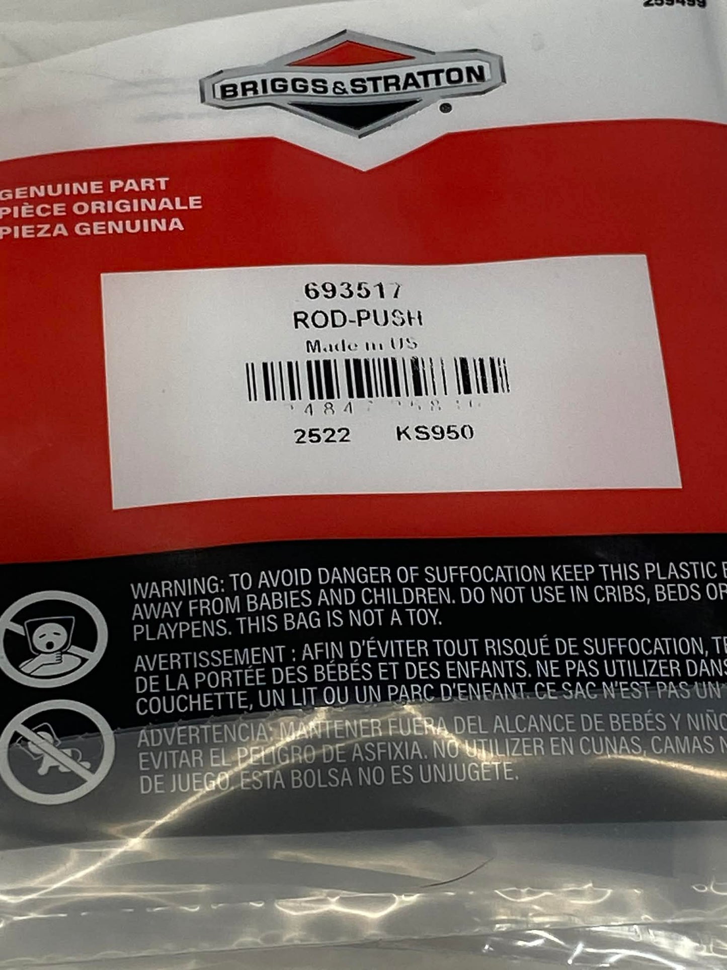 693517 - LO206 Push Rod