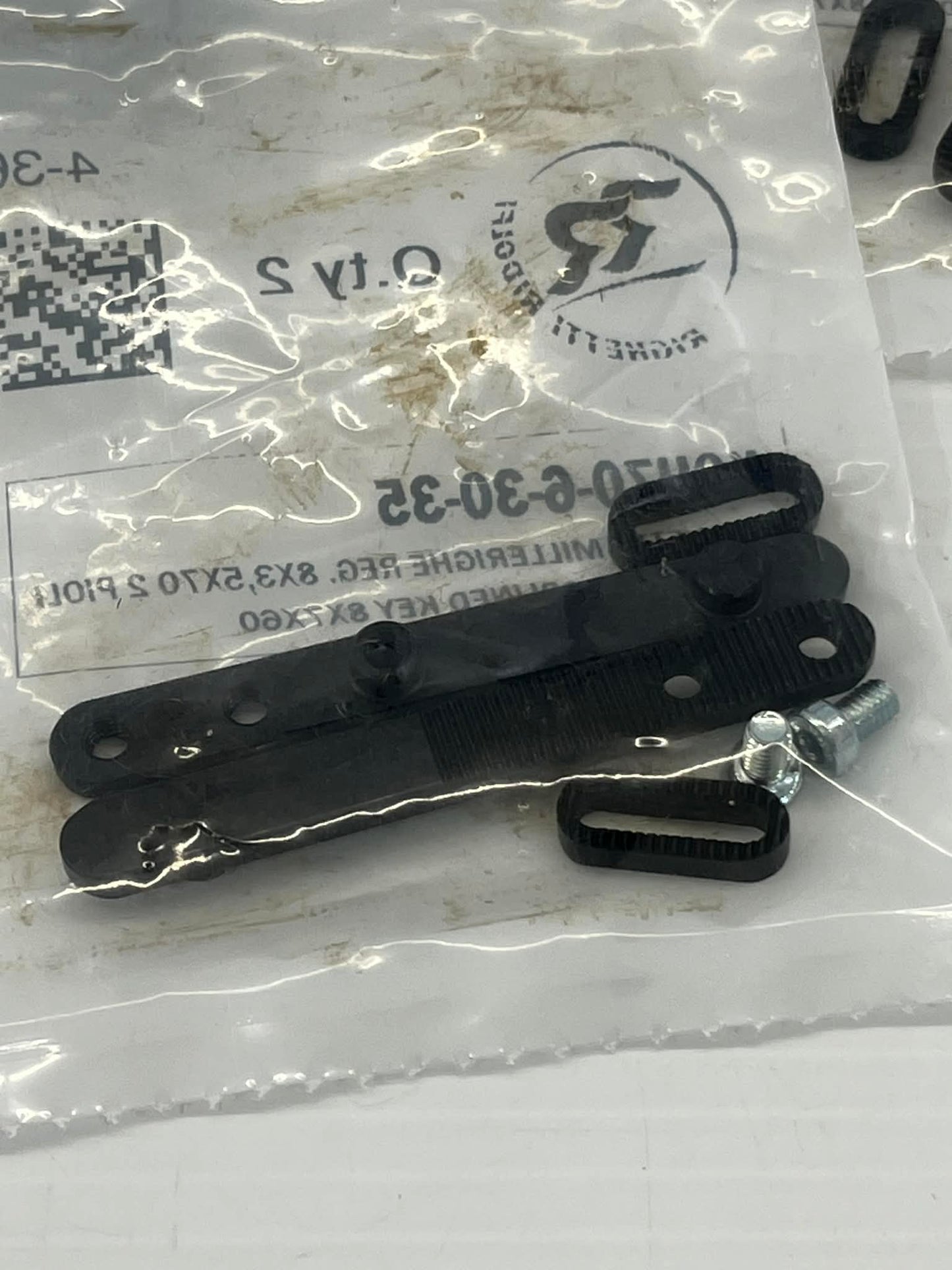 Adjustable Splined Key 8x3.5x70mm - 2 Pins Ø6mm