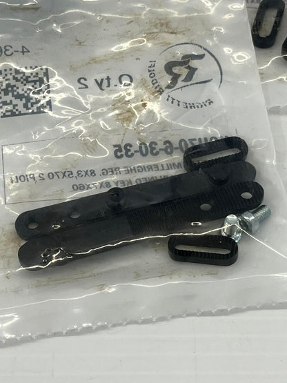 Adjustable Splined Key 8x3.5x70mm - 2 Pins Ø6mm