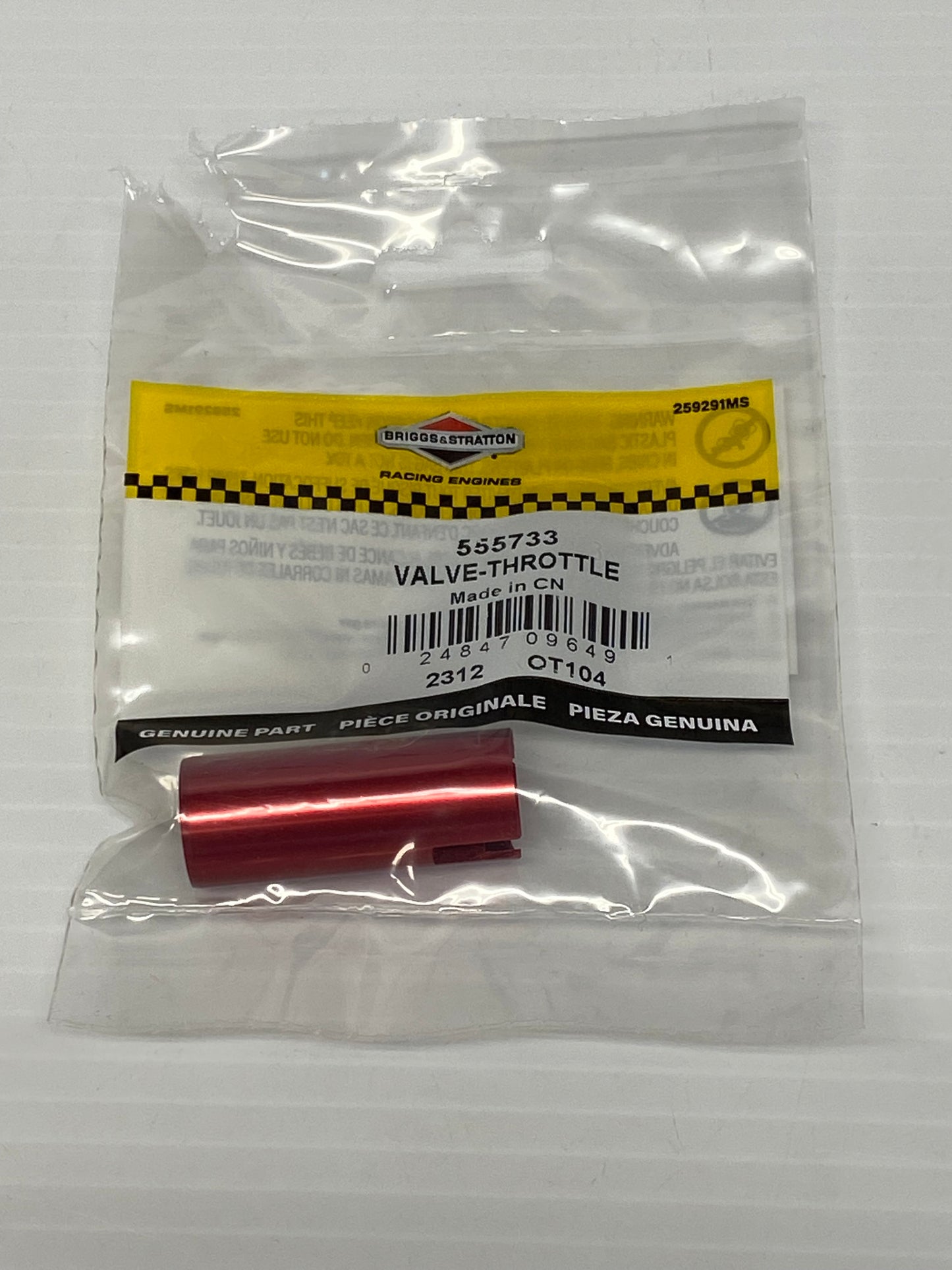 555733 - Red Briggs LO206 Slide