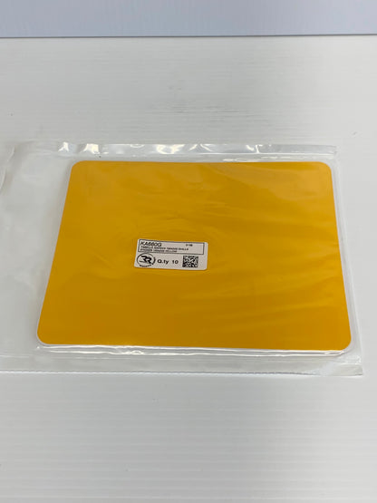 Yellow Number Backers