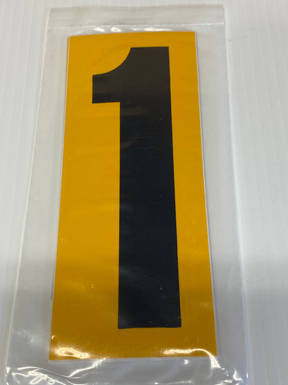 Kart Numbers - 0 Through 9