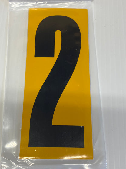 Kart Numbers - 0 Through 9