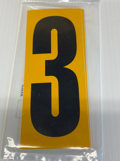 Kart Numbers - 0 Through 9