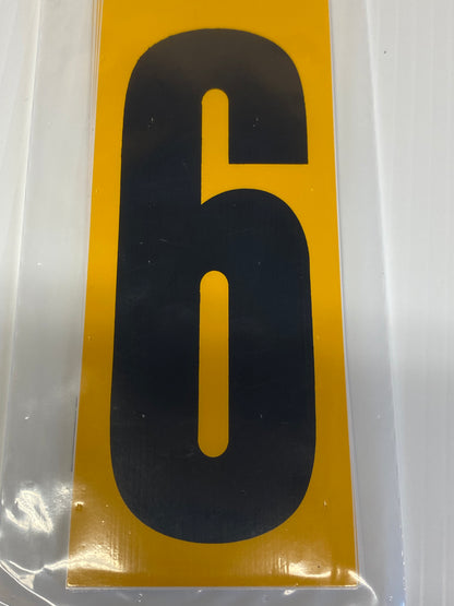 Kart Numbers - 0 Through 9