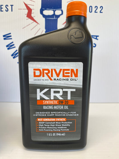 Driven KRT 0W-20 Synthetic 4 Stroke Kart Oil