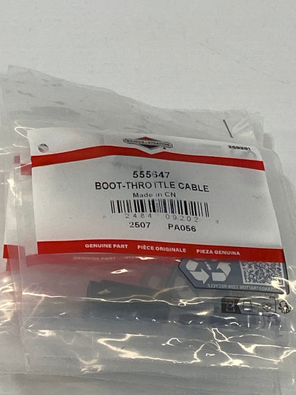 LO206 Carb Top Throttle Cable Rubber Boot-555647