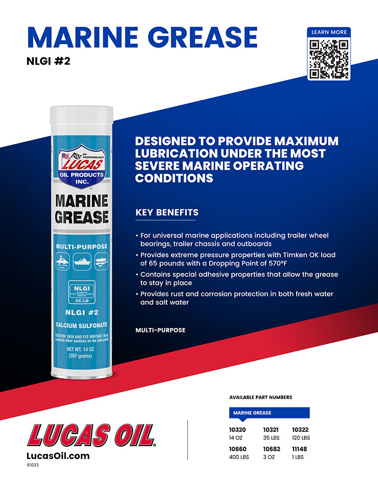 Lucas - Marine Grease 397 g Cartridge