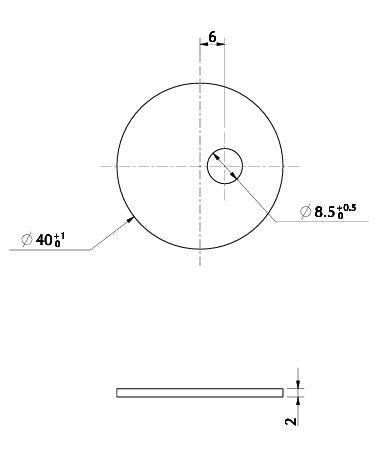 Offset Aluminum Seat Washer