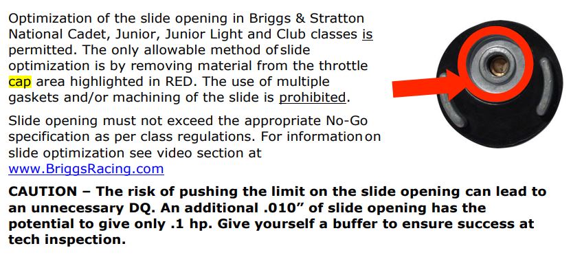 Briggs LO206 - Slide Tools