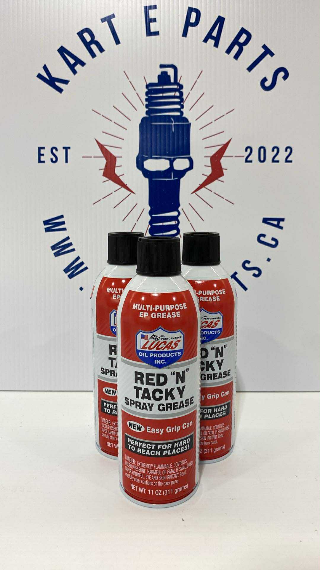 Lucas - Red "N" Tacky Spray Grease 311 g