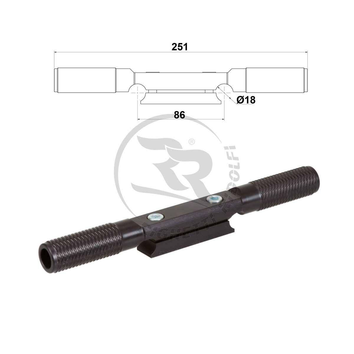 Foot Support for Tubular Front Bar