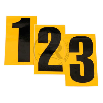 Kart Numbers - 0 Through 9