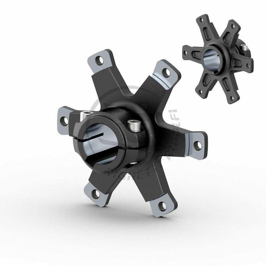 6 Spoke Aluminum Brake Disc Hub