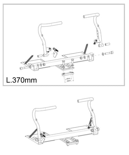 Full Size Kart Pedal Relocation Kit