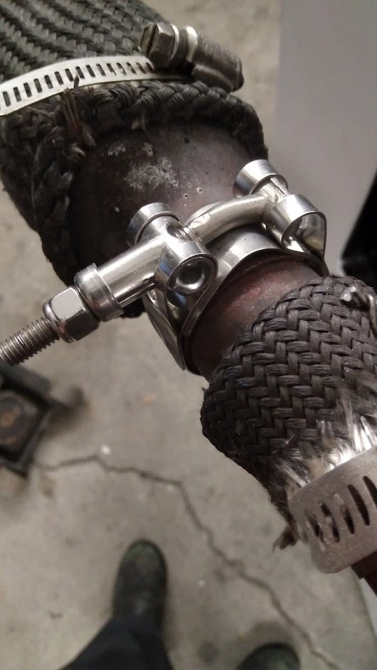 Collier de serrage pour silencieux - Inox