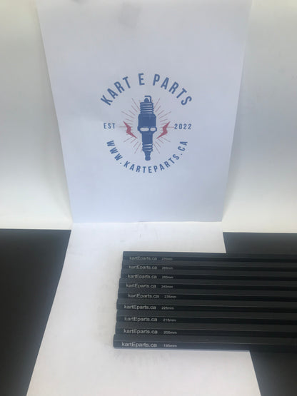 Hex Tie Rod - Black (Multiple Sizes Available)