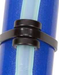 Fuel Line Support Ring with 9mm Hole - Black